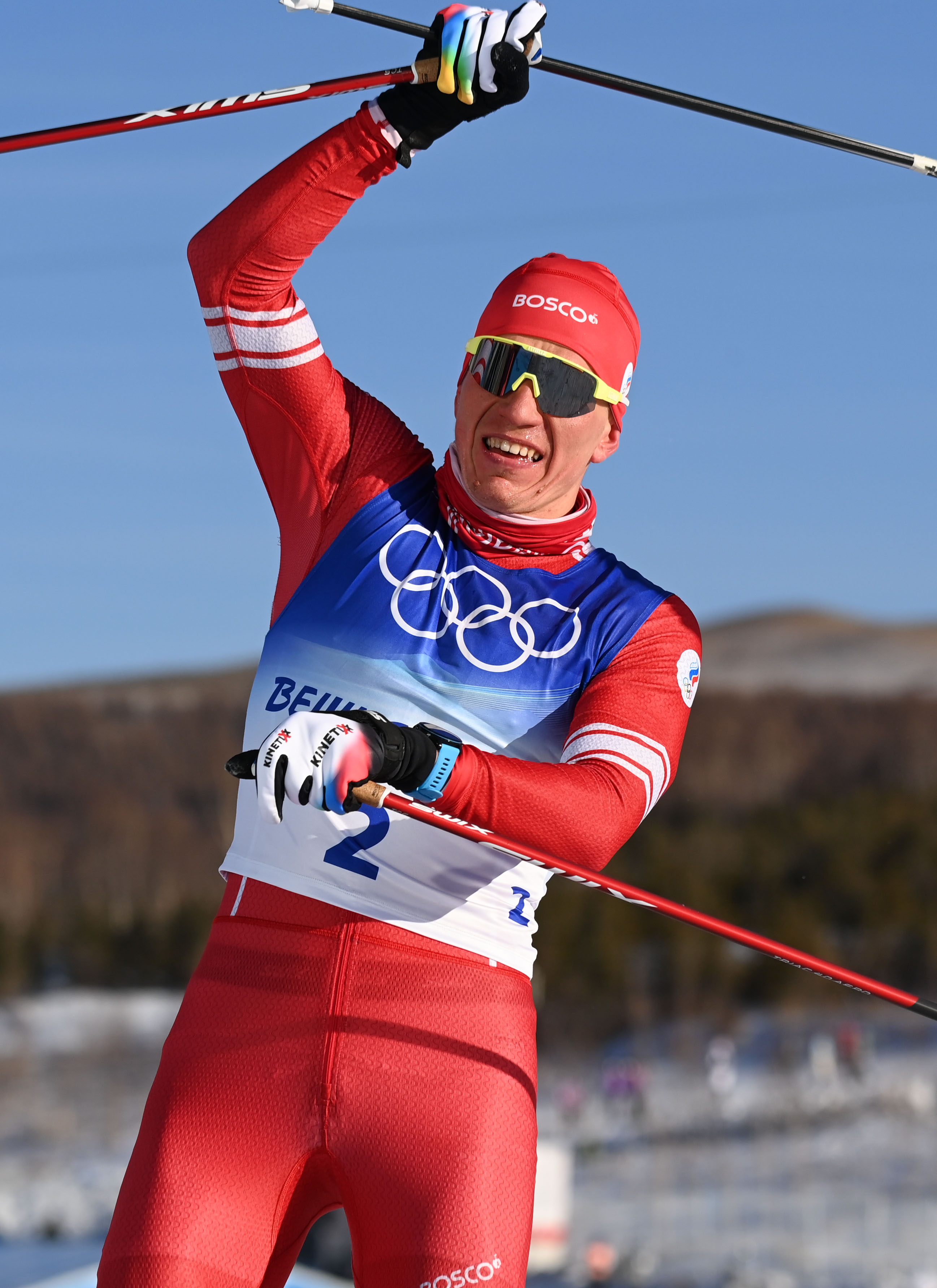 白俄罗斯选手在滑雪比赛中斩获金牌